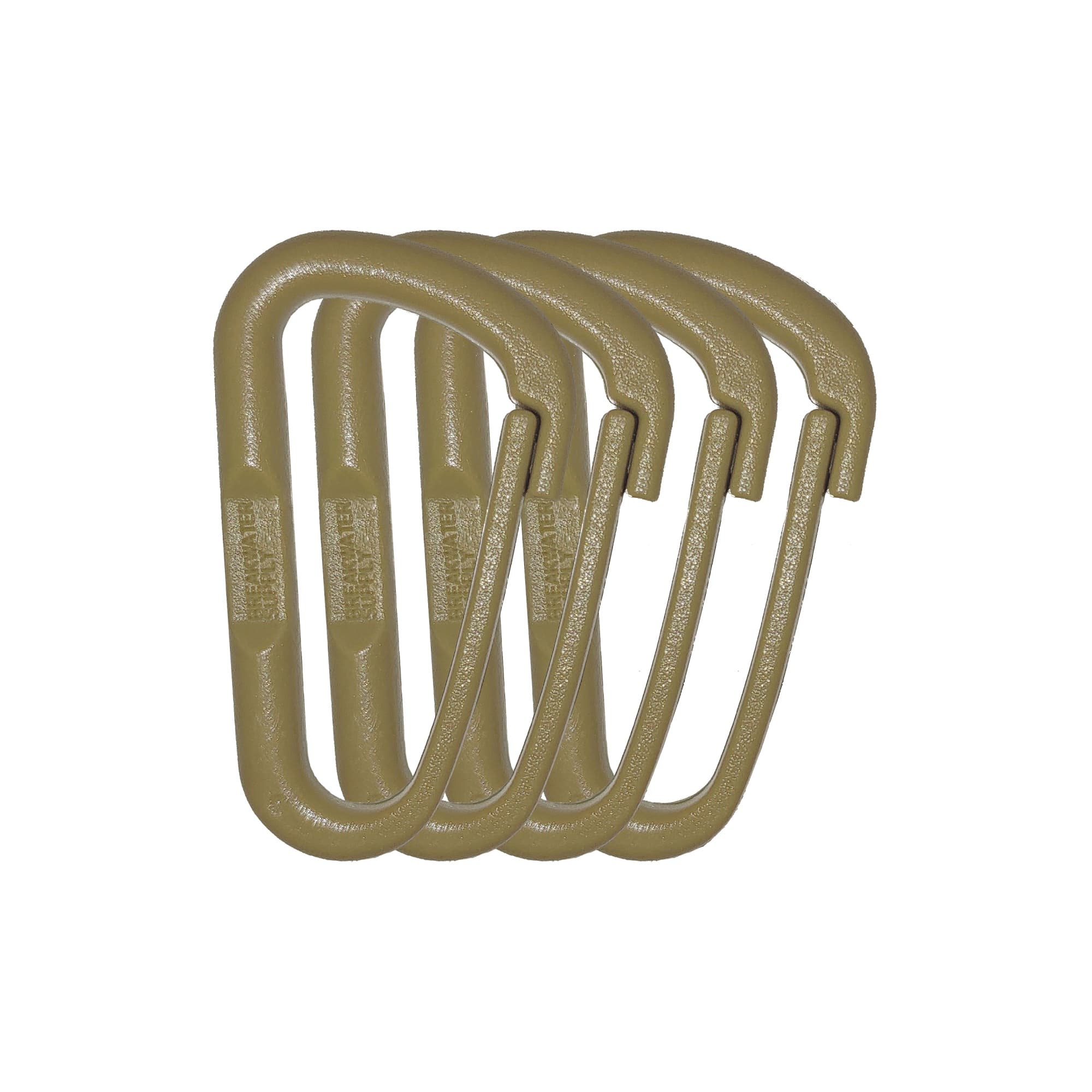 Breakwater Supply Hingeless Carabiner 4-Pack - Tan