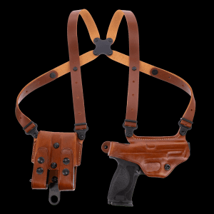 Galco Miami Classic Tan Leather Shoulder Holster System for Beretta 92F/FS Pistol MC202