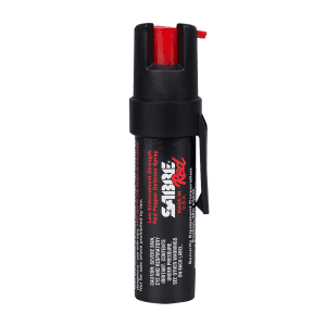 Sabre Pocket Pepper Spray 8-10ft Black Plastic