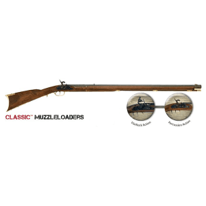 Traditions Kentucky Rifle .50 Cal Flintlock 33.5 Blued Hardwood