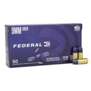Federal Syntech 9mm 138 Grain Segmented JHP S9SJT2 (Box)