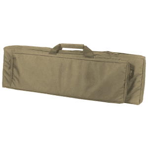 US PeaceKeeper Tactical Tan Rifle Case - Water Resistant 600D Polyester with Padding and Lockable Zipper P40036