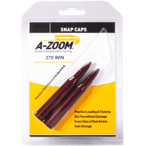AZoom Rifle Snap Cap 270Win Aluminum 2-Pack (Box)