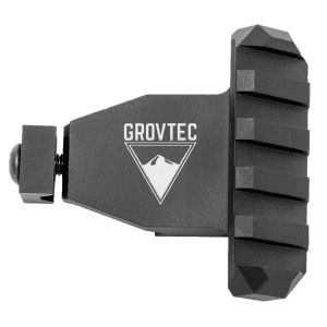 GrovTec US Inc Picatinny Rail 45 Angled Black Aluminum