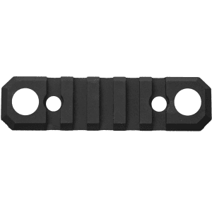 GrovTec 3.1 Inch 5 Slot Keymod Black Picatinny Rail