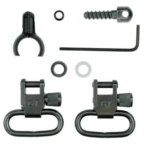 GrovTec US  Black Steel Tube Magazine Swivel Set