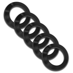 GrovTec US Inc 308 Cal Black Nitride Crush Washer 5 Pack