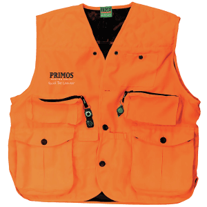Primos Gunhunters Vest Large Blaze Orange with Compass LED Light