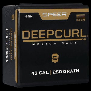 Speer DeepCurl 45 Cal 250gr Hollow Point Hunting Ammo