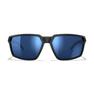 Wiley X Sierra Sunglasses ML Blue Mirror Polycarbonate Matte Black Frame