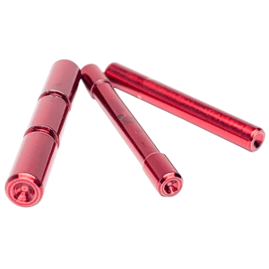 Cross Armory 3-Pin Set Glock Gen1-3 Red Dimpled Steel