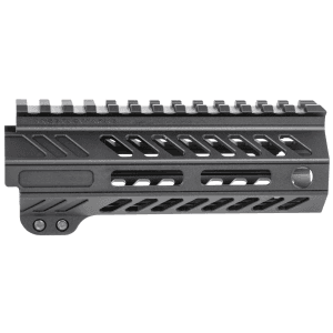 Angstadt Arms AA055HGMLT Ultra Light Handguard made of Aluminum with Black Anodized Finish MLOK Style Picatinny Rail 5.50 OAL for AR15 Includes Hardware