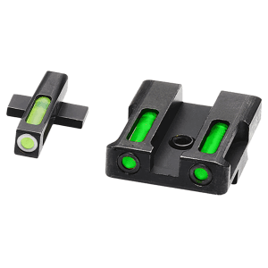 HiViz LiteWave H3 Sight Set for Springfield XD Green Tritium