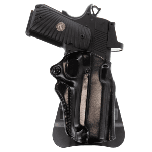 Galco Speed Master Black Leather Right Hand Paddle 1911 Holster SM2212RB