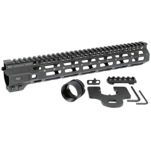 Midwest Industries MICRM12625 MSeries Aluminum Black Hardcoat Anodized AR Platform 12.62