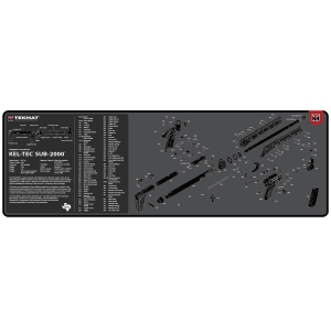 TekMat KelTec SUB2000 Cleaning Mat Black White