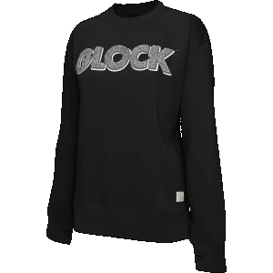 Glock Crewneck Raglan Fleece Black Small