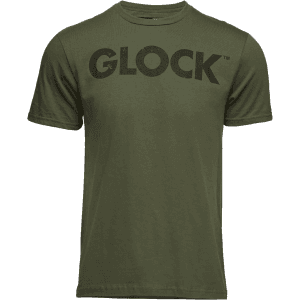 Glock Military Green Ringspun Cotton Caliber Tee XL Short Sleeve