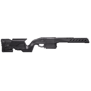 Archangel AA1500SA Precision Stock Black Synthetic Fixed with Adjustable Cheek Riser for Weatherby Vanguard Howa 1500 Short Action Includes Mag