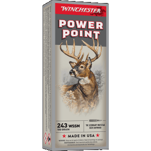 Winchester Power-point 243 WSSM 100 Gr Power Point (Box)