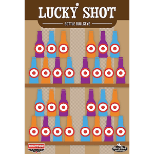 Birchwood Casey Dirty Bird Lucky Shot Bottle Targets 6pk