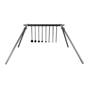 Birchwood Casey Rimfire 22 Caliber AR500 Steel Paddle Targets (Black)