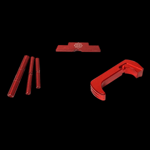 Cross Armory 3-Piece Kit Glock Gen5 Red Anodized Aluminum