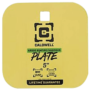 Caldwell 5 Yellow AR500 Steel Gong Target