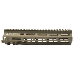 Geissele Automatics 05284S Super Modular Rail MK8 9.30 MLOK Desert Dirt Aluminum for AR Platform Barrel Nut Included