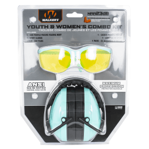 Walkers Youth Women Shooting Muff Black Teal