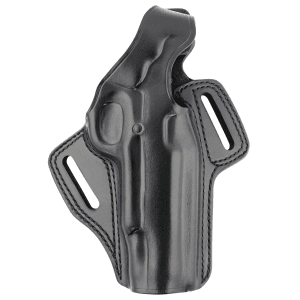 Galco Fletch Black Leather Pistol Holster for 1911 Right Hand Up to 1.75 FL212RB