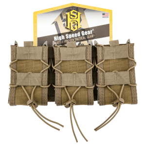 High Speed Gear Triple Taco Shingle Rifle Mag Pouch Coyote