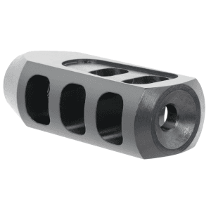 TacFire Steel Black Oxide Tanker Muzzle Brake 1/2x28 TPI