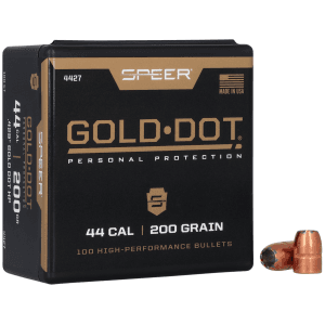 Speer 44 Cal 200gr Gold Dot HP Personal Protection 50/Box