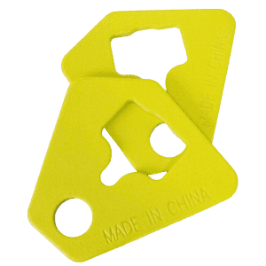 SME Steel T-Post Target Hanger  1-Pair (Yellow)