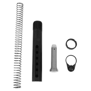 LBE Unlimited MILBUFKT MilSpec Buffer Tube Kit 6 Position AR15 Black