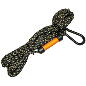 HME Black Carabiner Hoist Rope Maxx 25ft for Heavy Lifting