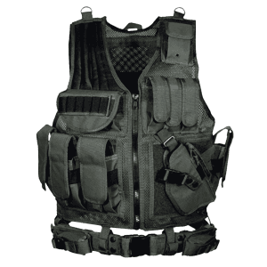 UTG Tactical Vest OSFA Black Polyester