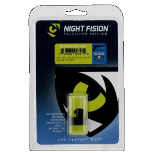 Night Fision Suppressor Height Sight Set Glock 17/19 White