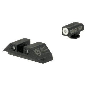 Night Fision Square Night Sight Set Glock 43 White/White