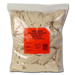 Southern Bloomer 124 Cleaning Patches Shotgun 12ga 16ga 20ga Cotton 500 Per Pack