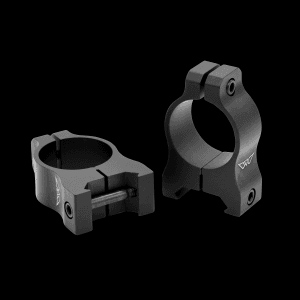 Warne 1'' Medium Matte Black Rings