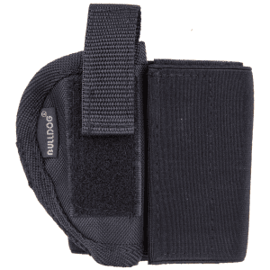 Bulldog Ankle Black Textured Elastic Ankle Holster For Glock 43 Handgun WANK20R