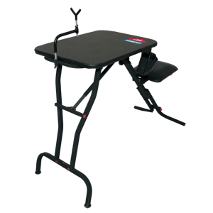 Birchwood Casey Ultra Steady Shooting Bench 21 x 28 (Black Steel  4-Leg)