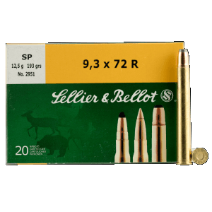 Sellier & Bellot Rifle 9.3mmx72R 193 Grain Soft Point (Box)