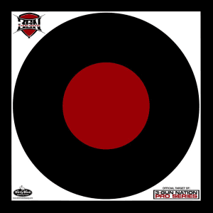Birchwood Casey Dirty Bird 17.25 3-Gun Nation Targets  5 Pack (Black/Red)