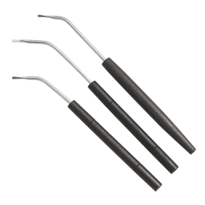 Birchwood Casey 41108 Angled Cleaning Brushes BronzeNylonStainless Steel Bristles 3 Pack