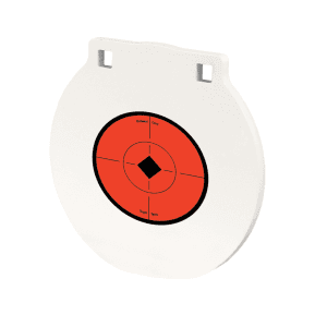 Birchwood Casey 8 Round Plate Target  1/2 Steel (White/Orange)