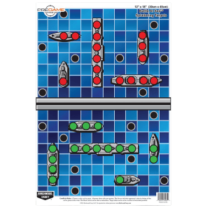 Birchwood Casey Pregame Battle Ship Targets  8 Pack (Multi-Color)