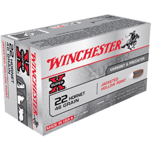 Winchester Super X 22 Hornet 46 Gr Jacket Hollow Point (Box)